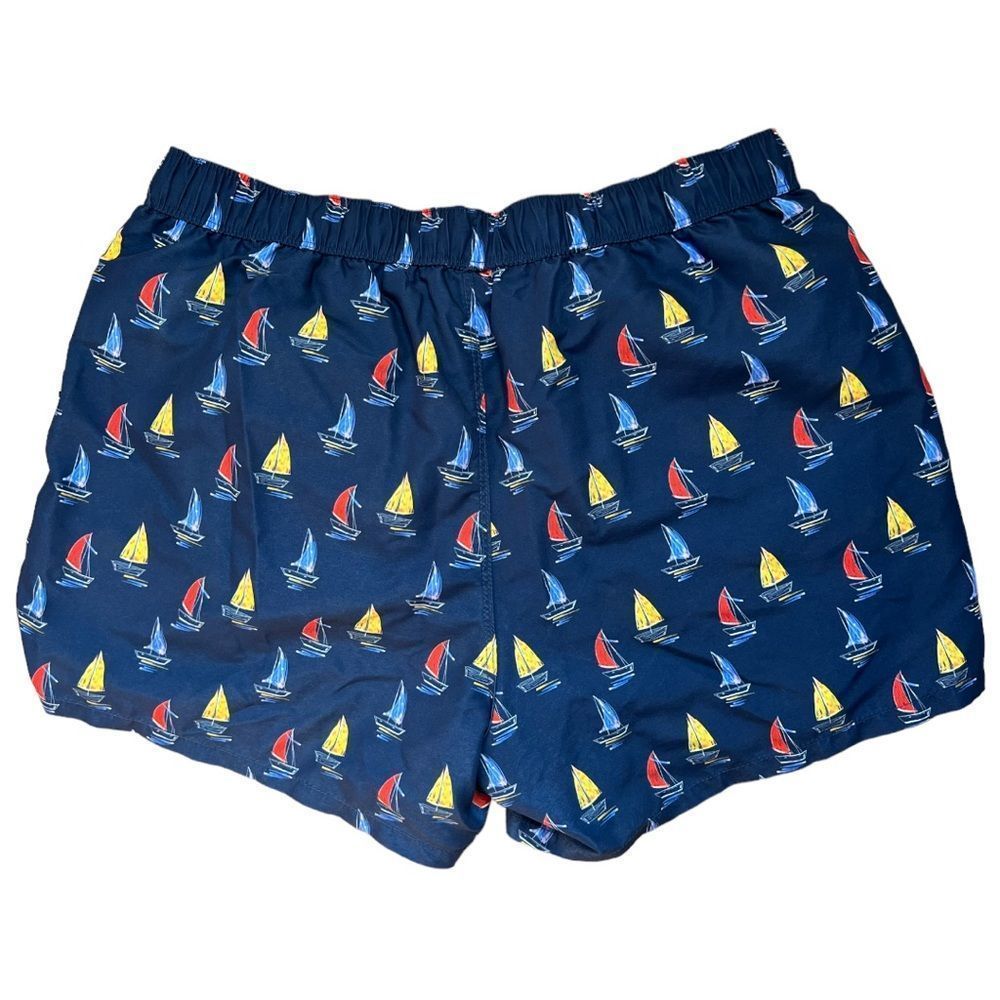 ASOS design — Men's Swim Trunks With Nautical Print Short Length Size Large - Picture 5 of 5